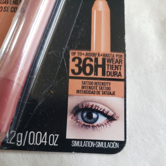 Maybelline Tattoo Studio Sharpenable Eyeliner Pencil, 36 Hour Wear, Waterproof, - Picture 3 of 6